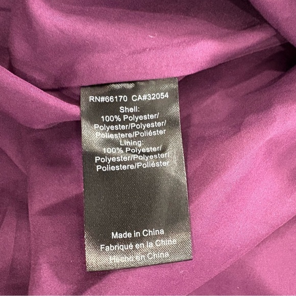 |anthro| Hutch twist front puff sleeve ruffle hem dress in purple sorbet - 1X - Picture 5 of 7